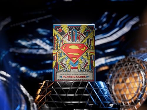 theory11 Superman Premium Playing Cards, Luxury Poker Size, Standard Index