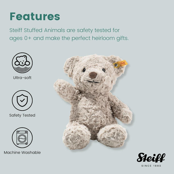 Steiff Honey Teddy Bear, Premium Teddy Bear Stuffed Animal, Teddy Bear Toys, Stuffed Teddy Bear, Teddy Bear Plush, Cute Plushies, Plushy Toy for Girls Boys and Kids, Soft Cuddly Friends