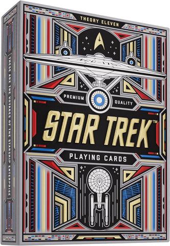 theory11 Star Trek Light Premium Playing Cards, Poker Size Standard Index, Luxury Playing Cards