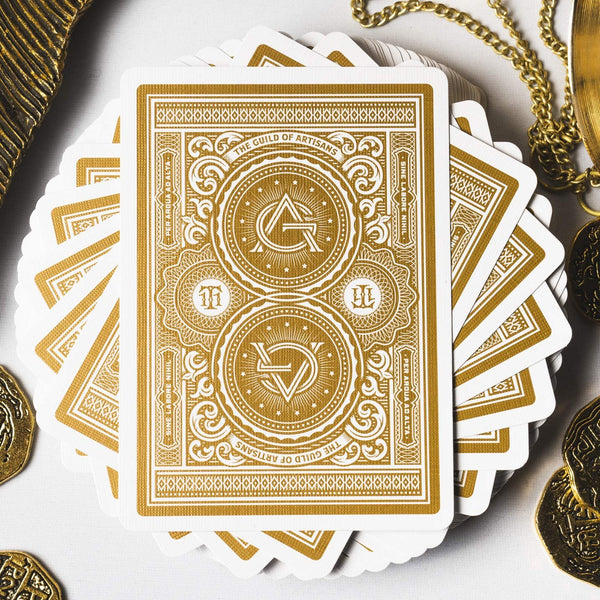 theory11 Artisan White Premium Playing Cards, Poker Size Standard Index