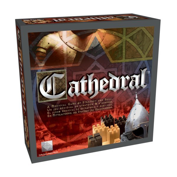 Family Games America - Cathedral Classic Edition - A Medieval Wooden Board Game of Strategy and Skill, 2 Player Ages 8+