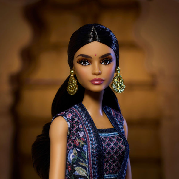 Barbie Signature Diwali Doll By Anita Dongre Wearing Festival Of Lights Look, Holiday Collectible with Doll Stand & Certificate of Authenticity, Ages 6+