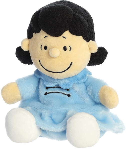 Aurora Peanuts Palm Pal Plush 3 Piece Bundle, Charlie Brown, Lucy and Snoopy 5 inches