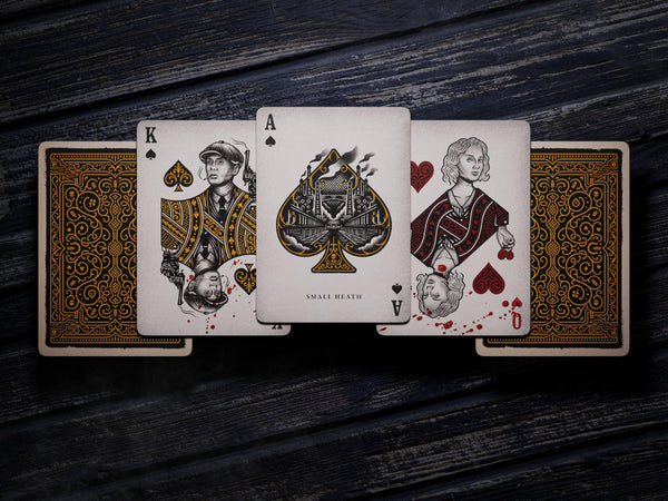 theory11 Peaky Blinders Premium Playing Cards - Officially Licensed Collectible Deck, Poker Size, Luxury Foil Tuck Case