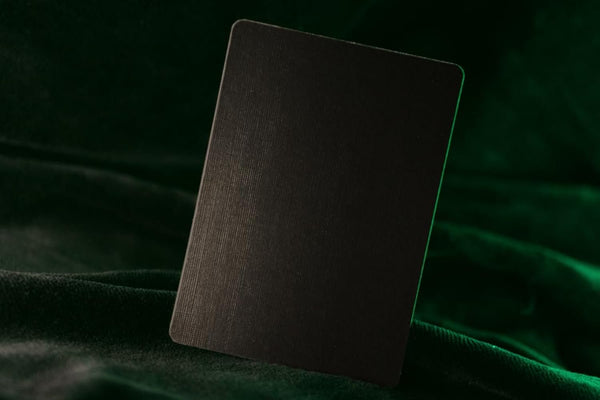 Bicycle Reverse Playing Cards (Green & Black) - Black Reversed Back USPCC Premium Deck for Magicians, Cardists & Collectors