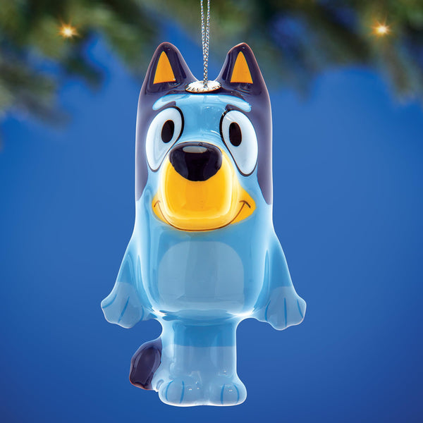 Kurt S. Adler Bluey Christmas Ornament Officially Licensed Decoupage Figure Ornament Christmas Tree Decoration