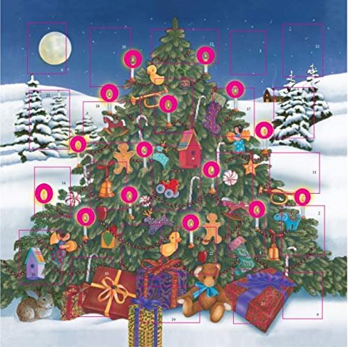 Babalu Christmas by Candlelight Advent Calendar with Glitter