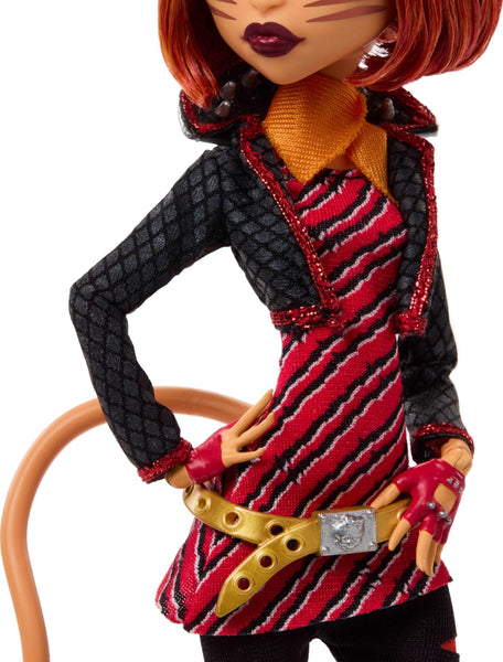 Monster High Boo-riginal Creeproduction Doll, Toralei Collectible Reproduction with Doll Stand, Diary, and Pet Saber-Tooth Tiger Sweet Fangs