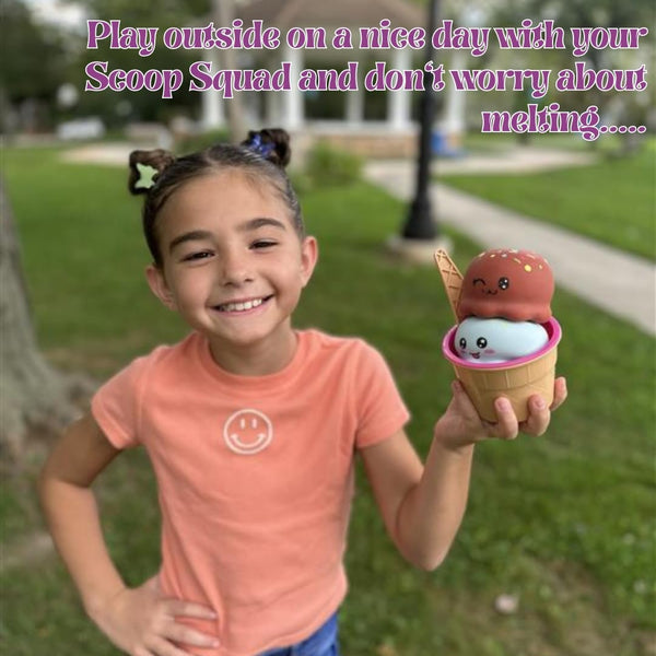 2 Pack Scoop Squad Squishy Ice Cream Scoops- Jiminy and Mighty