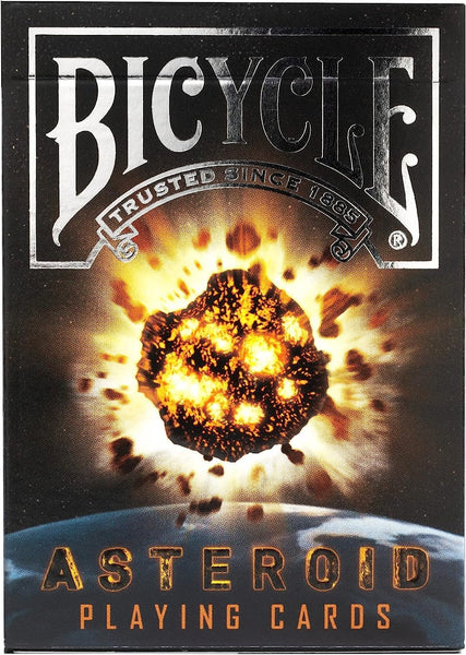 Bicycle Asteroid Playing Cards, Black, Poker Size