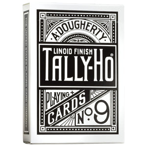 Tally Ho Signature Series Black Playing Cards - Luxury Poker Deck for Magic Tricks, Cardistry, Sleight of Hand, and Collectors by USPCC