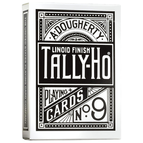 Tally Ho Signature Series Black Playing Cards - Luxury Poker Deck for Magic Tricks, Cardistry, Sleight of Hand, and Collectors by USPCC