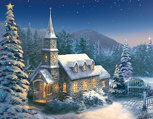 Ceaco - Thomas Kinkade Holiday Collection #5 - 4 in 1 Multipack - (4) 500 Piece Jigsaw Puzzles