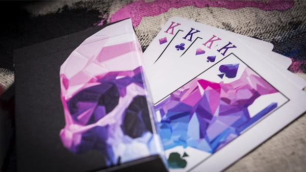 Murphy’s Magic Memento Mori NXS Playing Cards - Premium Designer Deck by Adrian Valenzuela, 3D Low-Poly Skull Artwork, Collectible Magic & Cardistry Deck