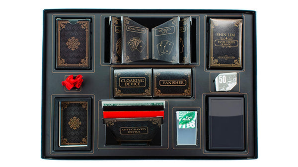 EVOLUSHIN Deluxe Magic Set (Spanish Edition) by Shin Lim – Professional Beginner to Advanced Magic Kit with 100+ Tricks, Instructional Videos & Props