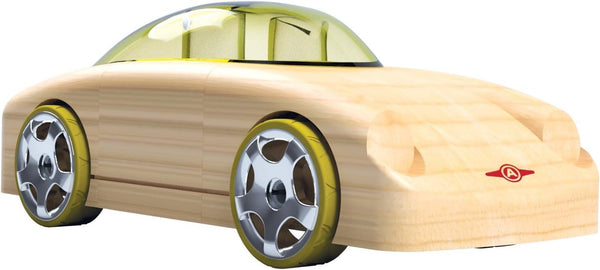 Automoblox Collectible Wood Toy Cars and Trucks - Mini Manta/Fang/Rex 3-Pack - Wooden Mix-and-Match Vehicles Build and Rebuild (Compatible with other Mini and Micro Series Vehicles)