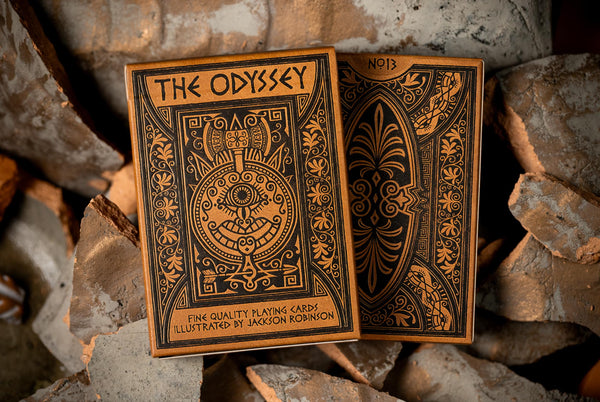 Kings Wild Project The Odyssey Luxury Playing Cards - Standard Edition, Poker Size Custom Index, Literature-Themed Collectible Deck
