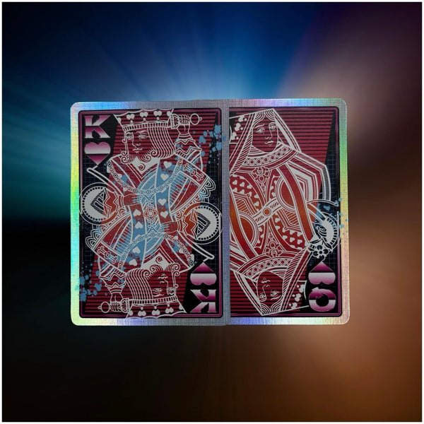 Kings Wild Project VHS 1982 Holographic Playing Cards (2024 4th Of July Edition) - Retro Luxury Deck by Jackson Robinson, Collectible Deck