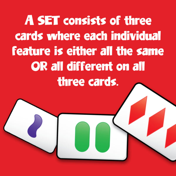 PlayMonster SET Card Game of Visual Perception - Race to Find The Matches, For Ages 8+, 81 Cards, Rules included