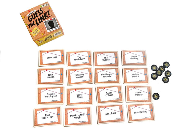 Gamewright - Guess The Link, A Star-Studded Deduction Game - Card Game for Kids - Ages 10 and Up - Perfect for Family Game Night!