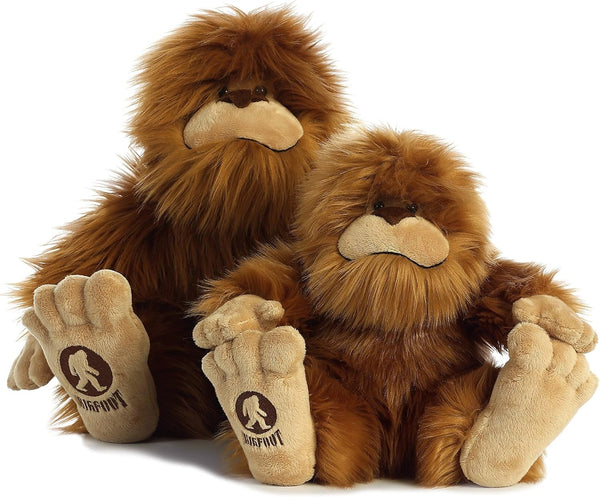 Aurora® Mysterious Fantasy Big Foot Stuffed Animal - Mythical Charm - Imaginative Adventures - Brown 12.5 Inches