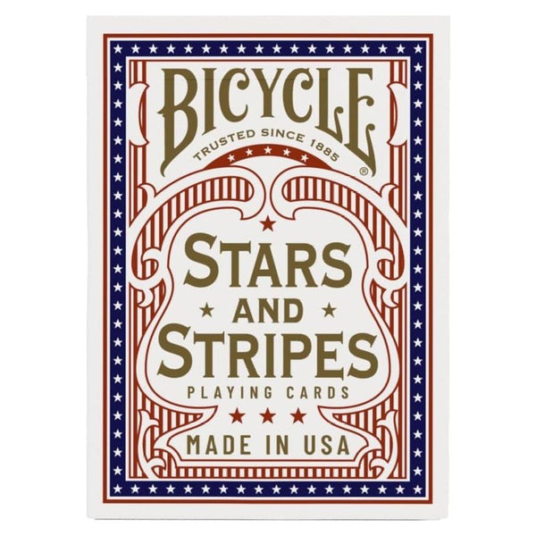Bicycle Stars and Stripes Playing Card, Patriotic American Flag Design, Poker Size Standard Index