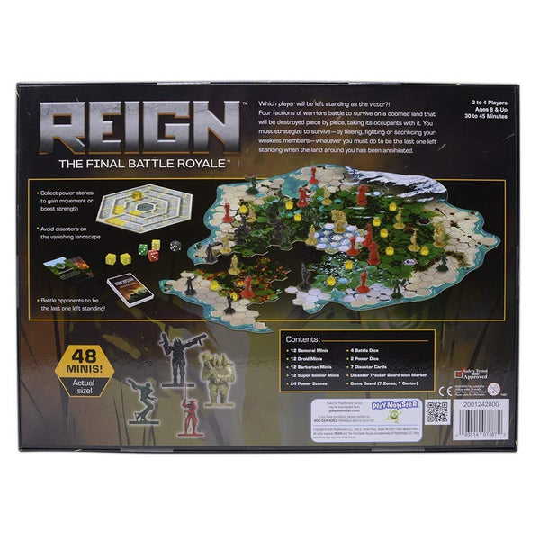 PlayMonster - Reign - The Final Battle Royale - Who Will be Left Standing? - Strategy Board Game, 2-4 Players Ages 8+