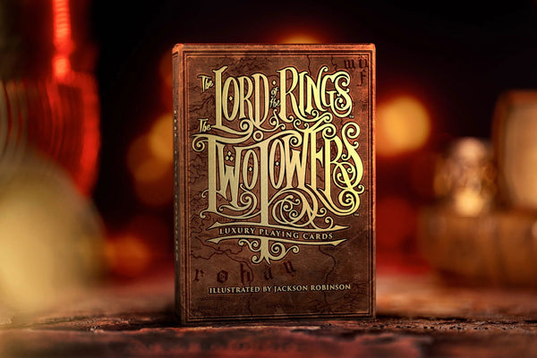 Kings Wild Project The Lord of The Rings: The Two Towers Luxury Playing Cards, Standard Edition, Poker Size Custom Index