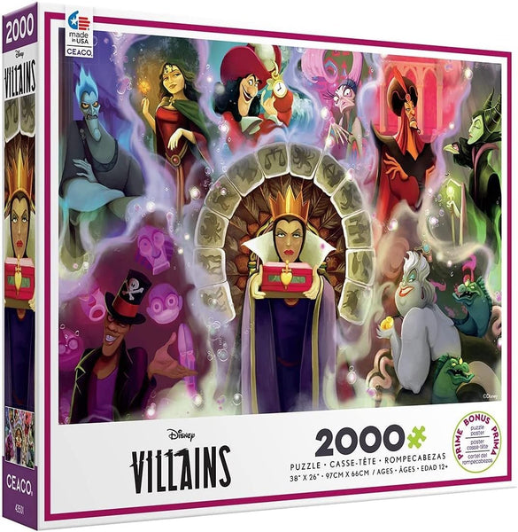 Ceaco - Disney - Villains 2-2000 Piece Jigsaw Puzzle