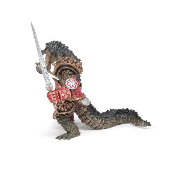 Papo Crocodile Mutant - Hand-Painted Dark Fantasy Creature for Kids Age 3+ - 11.2 x 7.8 x 9.5 cm - Durable Monster Figure - Medieval Fantasy Collection - 38955