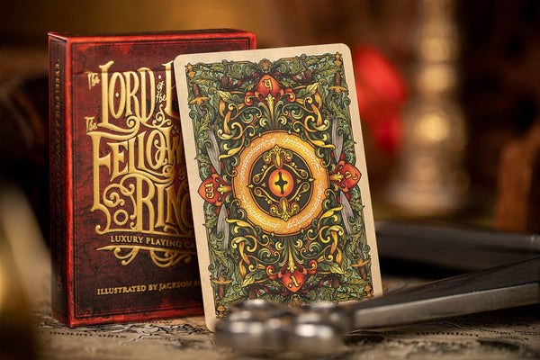 Kings Wild Project The Lord of The Rings: The Fellowship of the Ring Luxury Playing Cards, Standard Edition, Poker Size Custom Index