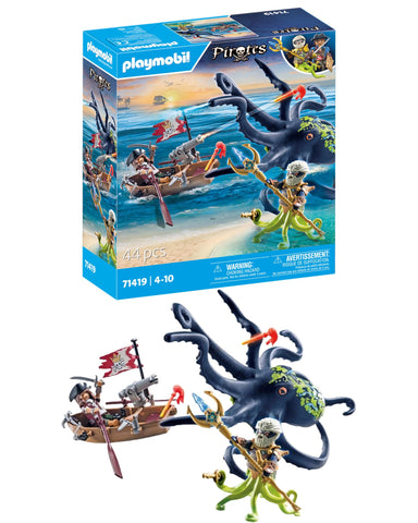 Playmobil Pirates: Battle with The Giant Octopus (71419)