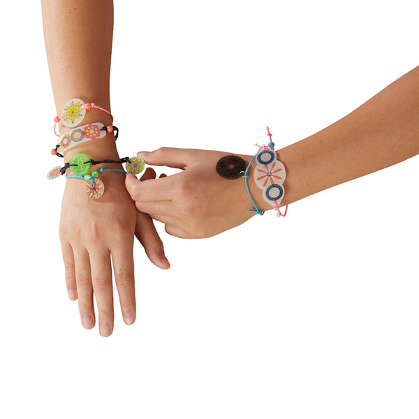 Spirograph Shrink Charms, Friendship Bracelet Kit, Bracelet Making Kit for Girls, Arts and Crafts for Kids, Drawing Kit, Girls Bracelet, for Kids, Ages 8+