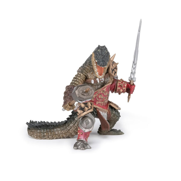 Papo Crocodile Mutant - Hand-Painted Dark Fantasy Creature for Kids Age 3+ - 11.2 x 7.8 x 9.5 cm - Durable Monster Figure - Medieval Fantasy Collection - 38955