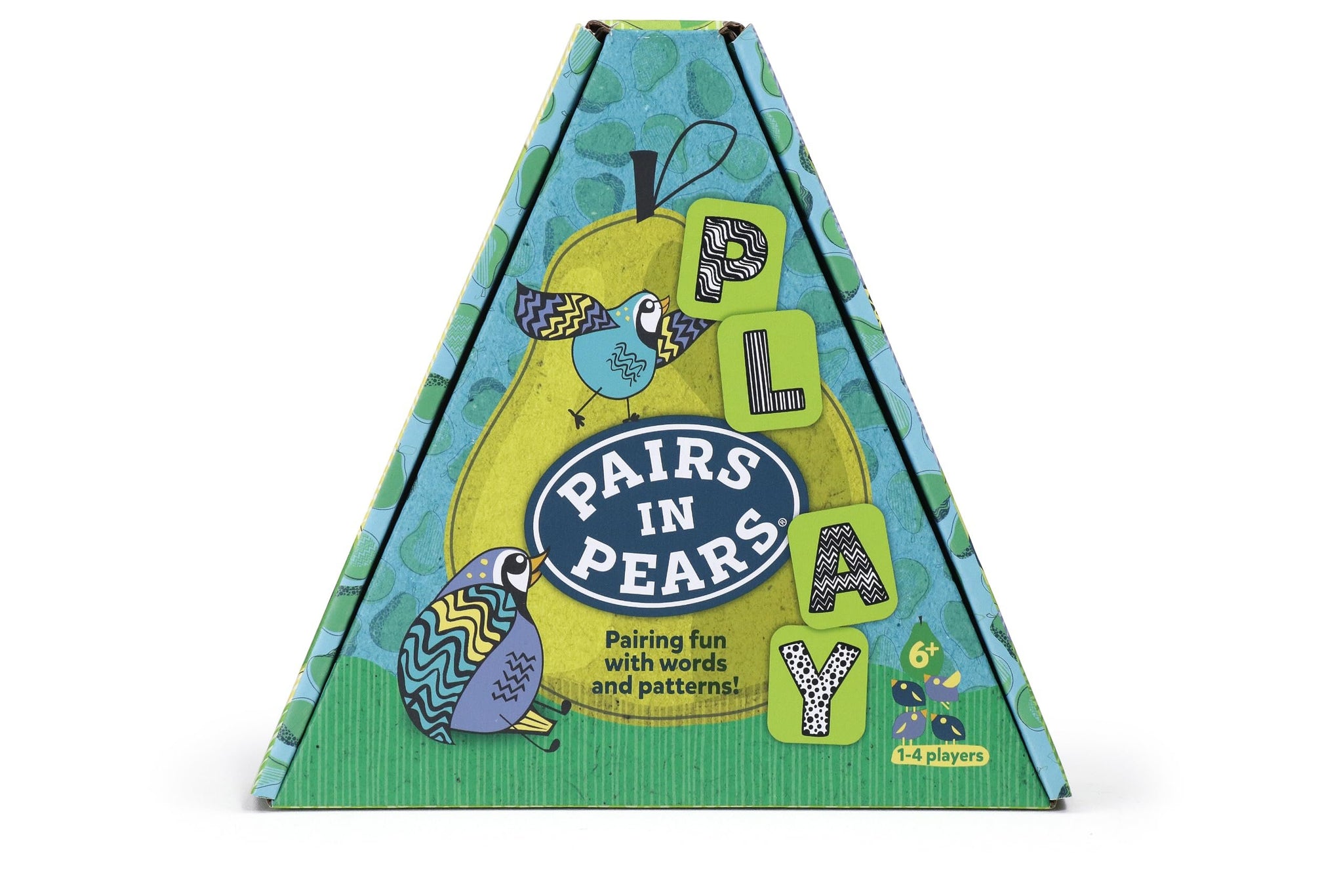 Bananagrams - Pairs In Pears 2.0 - Pairing Fun With Words and Patterns, 1-4 Players Ages 6+