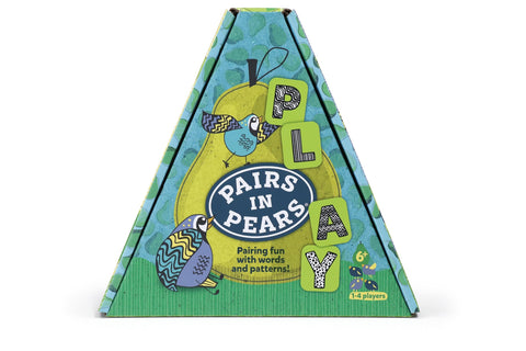 Bananagrams - Pairs In Pears 2.0 - Pairing Fun With Words and Patterns, 1-4 Players Ages 6+