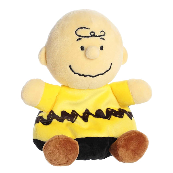 Aurora® Timeless Peanuts® Palm Pals™ Charlie Brown Stuffed Animal - Classic Characters - Lasting Memories - Multicolor 5 Inches