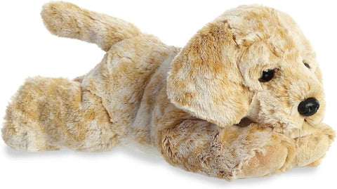Aurora® Adorable Flopsie™ Rusty Retriever™ Stuffed Animal - Playful Ease - Timeless Companions - Brown 12 Inches