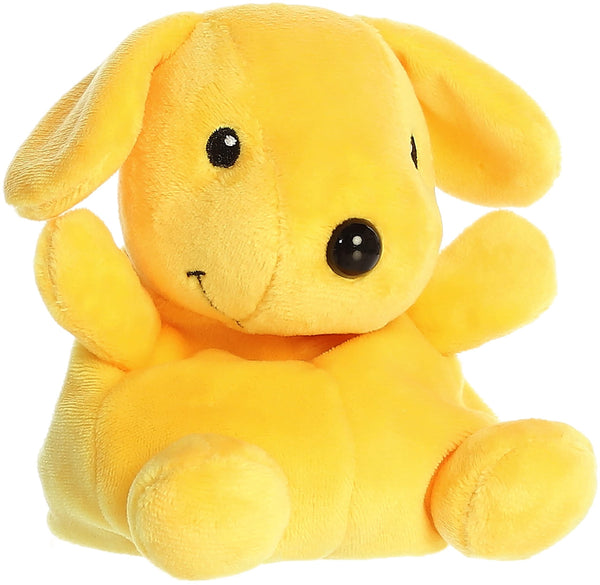 Aurora® Playful Spot™ Palm Pals™ Spot Stuffed Animal - Childhood Nostalgia - Lasting Companionship - Yellow 5 Inches