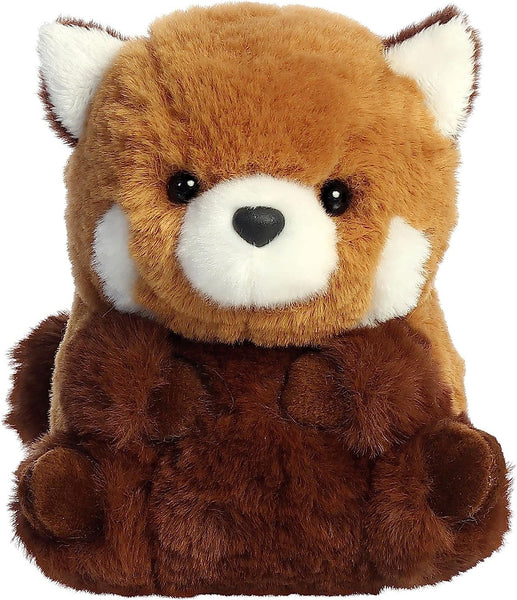 Aurora® Round Rolly Pet™ AKI Red Panda™ Stuffed Animal - Adorable Companions - On-The-Go Fun - Brown 5 Inches