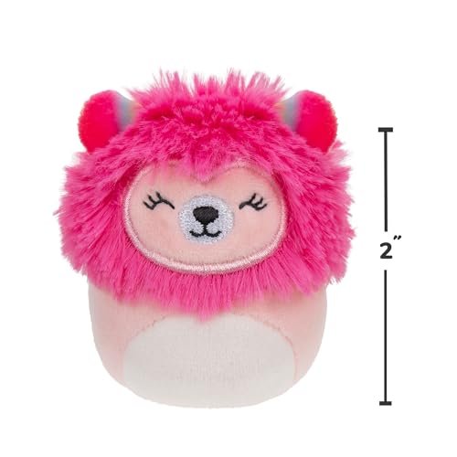Squishville SQM0508 Safari Squad, Super Soft Mini Squishmallows, 2" Plush Figures, Pack of 6