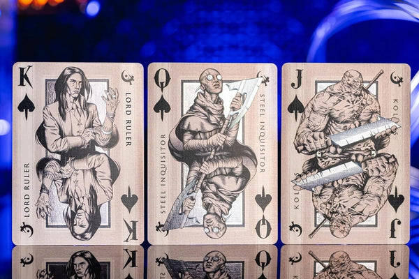 Kings Wild Project Brandon Sanderson's Mistborn Playing Cards - Officially Licensed Premium Collectible Deck by Jackson Robinson, Standard Edition, Poker Size Custom Index