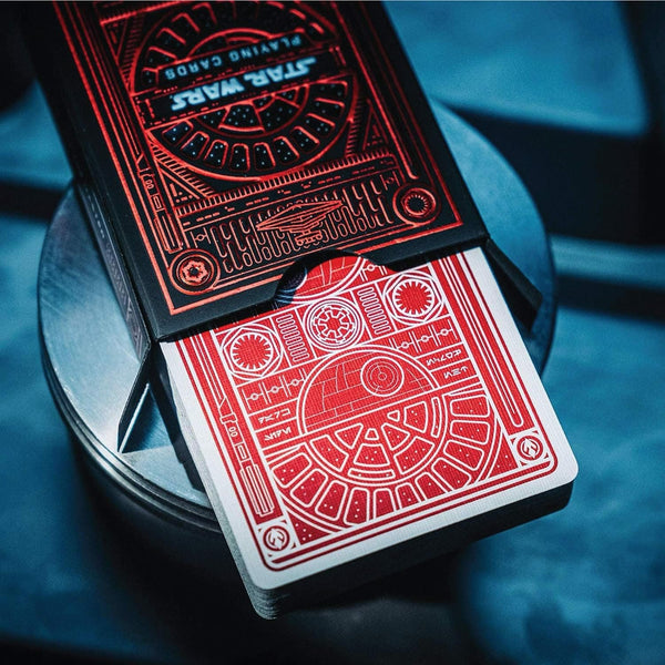 theory11 Star Wars Premium Playing Cards 2 Deck Set | Light Side Blue Deck | Dark Side Red Deck | Skywalker Saga Choose a Side