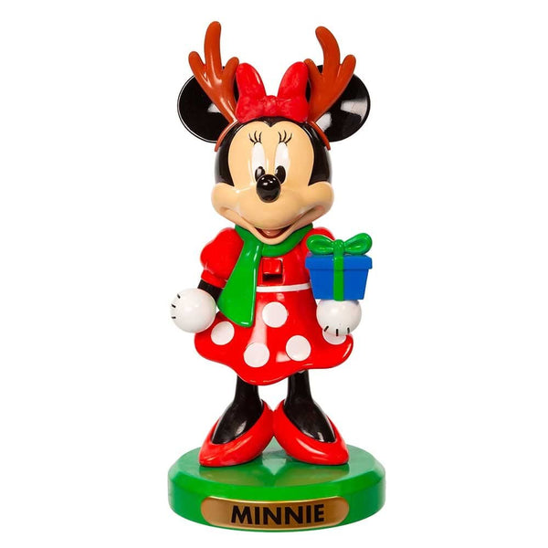 Disney Kurt Adler 6-Inch Minnie Mouse with Tree Nutcracker