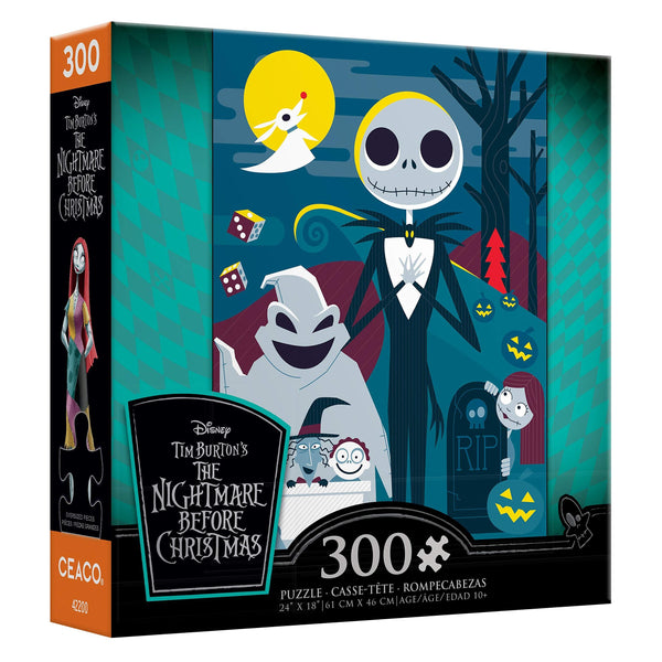 Ceaco - Disney - Tim Burton's The Nightmare Before Christmas - Cartoon - Jigsaw Puzzle - 300 Pieces