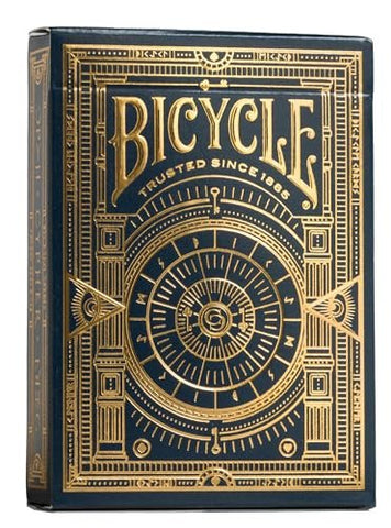 Bicycle Cypher Premium Playing Cards, Gold Foil, Encrypted Messages, Poker Size Standard Index