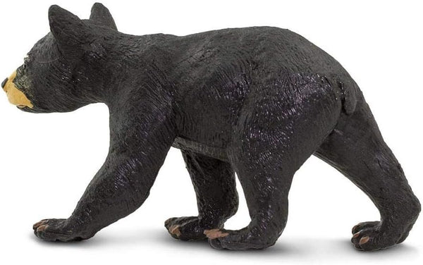 Safari Ltd. Black Bear Cub Figurine - Detailed 3" Plastic Model Figure - Fun Educational Play Toy for Boys, Girls & Kids Ages 1+