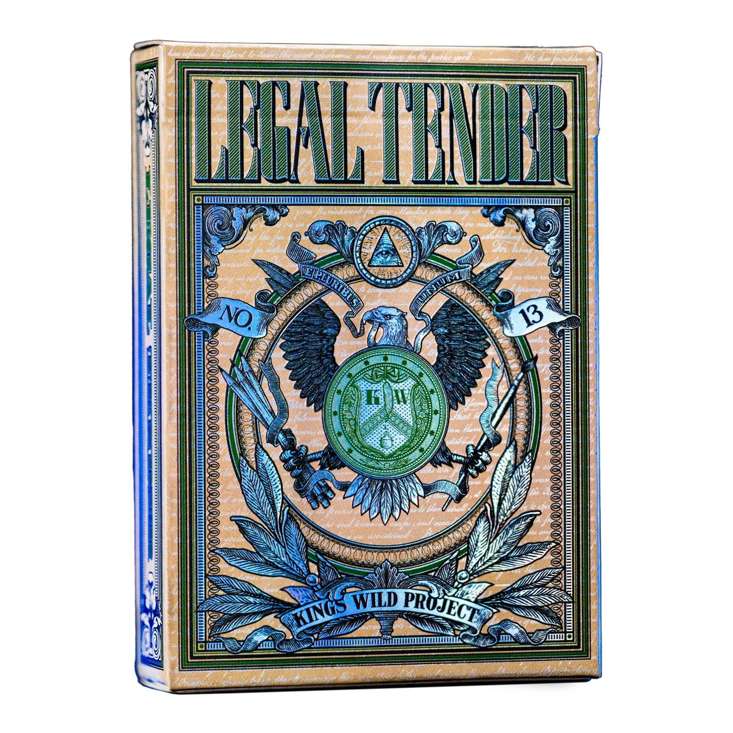 Kings Wild Project Legal Tender Luxury Playing Cards - Collectible Banknote-Inspired Holographic Deck Designed by Jackson Robinson