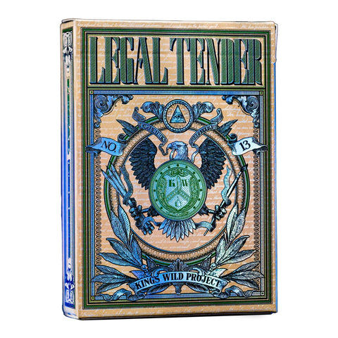 Kings Wild Project Legal Tender Luxury Playing Cards - Collectible Banknote-Inspired Holographic Deck Designed by Jackson Robinson
