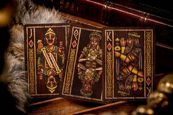 Kings Wild Project Beowulf Luxury Playing Cards - Standard Edition, Poker Size Custom Index, Literature-Themed Collectible Deck